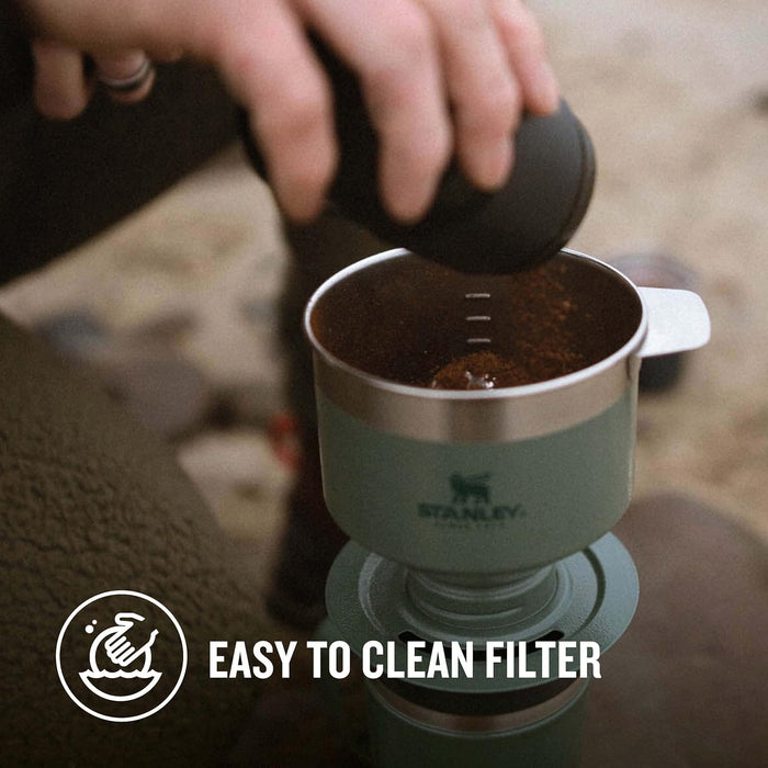 Stanley Perfect-Brew Pour Over Hammertone Green - Stanley - My Roof Tent