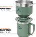 Stanley Perfect-Brew Pour Over Hammertone Green - Stanley - My Roof Tent