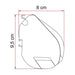 Fiamma F35 Pro 270 Awning Titanium Case Royal Blue Fabric Campervan Caravan 4x4 - Fiamma - My Roof Tent