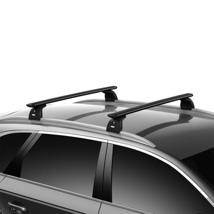 Thule WingBar Evo Roof Bars Black fits Smart #5 2025- 5 doors with Flush Rails - Thule - My Roof Tent