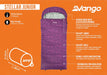 Vango Stellar Junior Sleeping Bag Byzantium - Vango - My Roof Tent