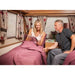 Luxury Grey Stripe Compact Duvalay 4.5 Tog Sleeping Bag Duvet & Topper GREY - Duvalay - My Roof Tent