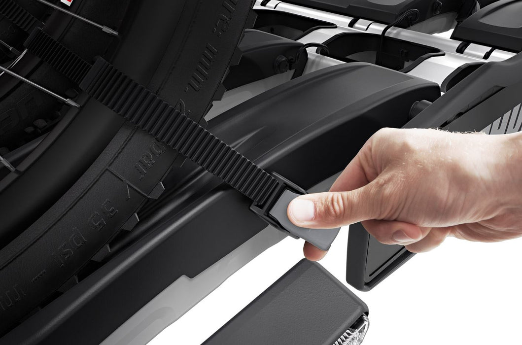 Thule EasyFold XT three-bike platform towbar bike rack black/aluminium Towbar Bike Rack - Thule - My Roof Tent