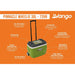 Vango Pinnacle Wheelie 30L 72H Cool Box Green Picnic Camping Food Drink Cooler - Vango - My Roof Tent