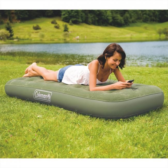 Coleman Comfort Flocked Single Inflatable Airbed 188 x 85 x 22 cm - Coleman - My Roof Tent
