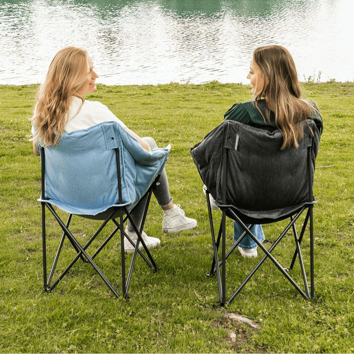 Travellife Lago Chair Cross Stormy Grey 2129950 - Travellife - My Roof Tent