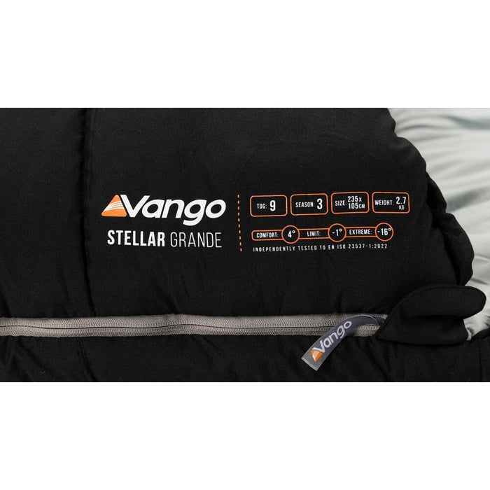 Vango Stellar Grande Sleeping Bag Black - Vango - My Roof Tent