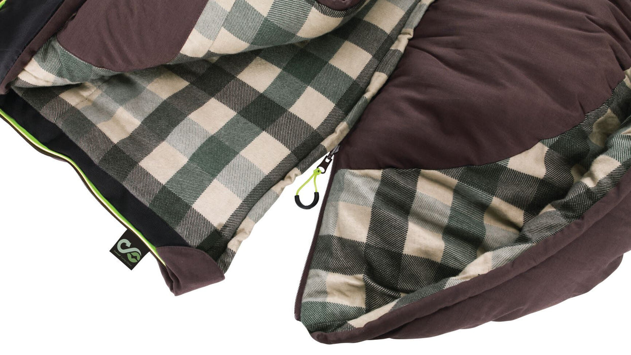 Outwell Camper Supreme Brown Single Sleeping Bag - Outwell - My Roof Tent