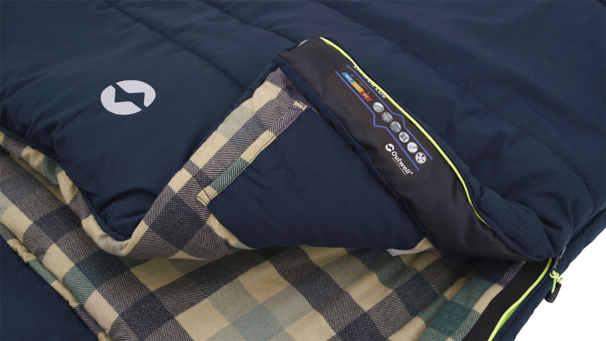 Outwell Camper Lux Deep Blue Single Sleeping Bag - Outwell - My Roof Tent