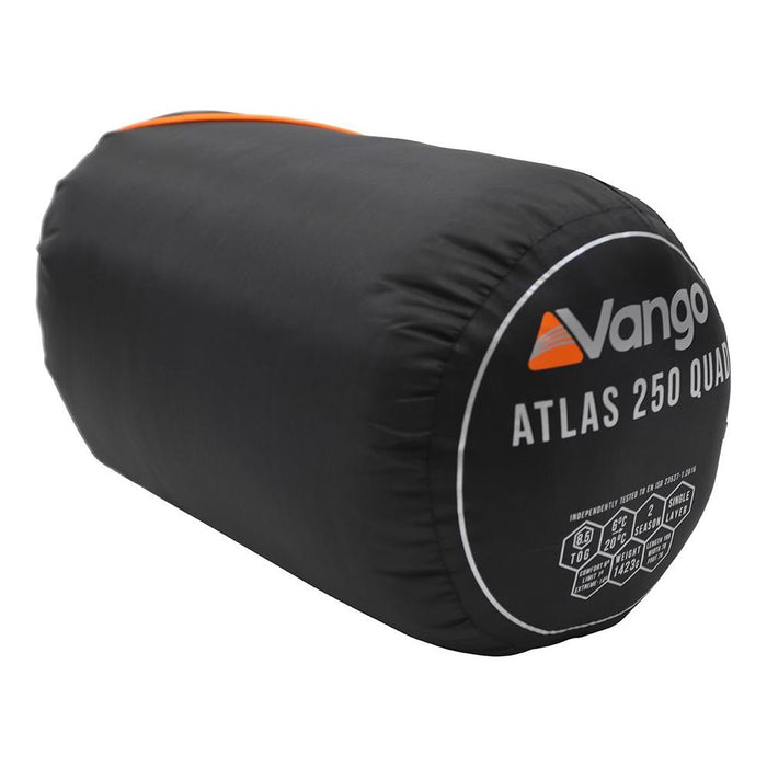 Vango Atlas 250 Quad Sleeping Bag Black - Vango - My Roof Tent