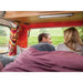 Luxury Grey Stripe Compact Duvalay 4.5 Tog Sleeping Bag Duvet & Topper GREY - Duvalay - My Roof Tent