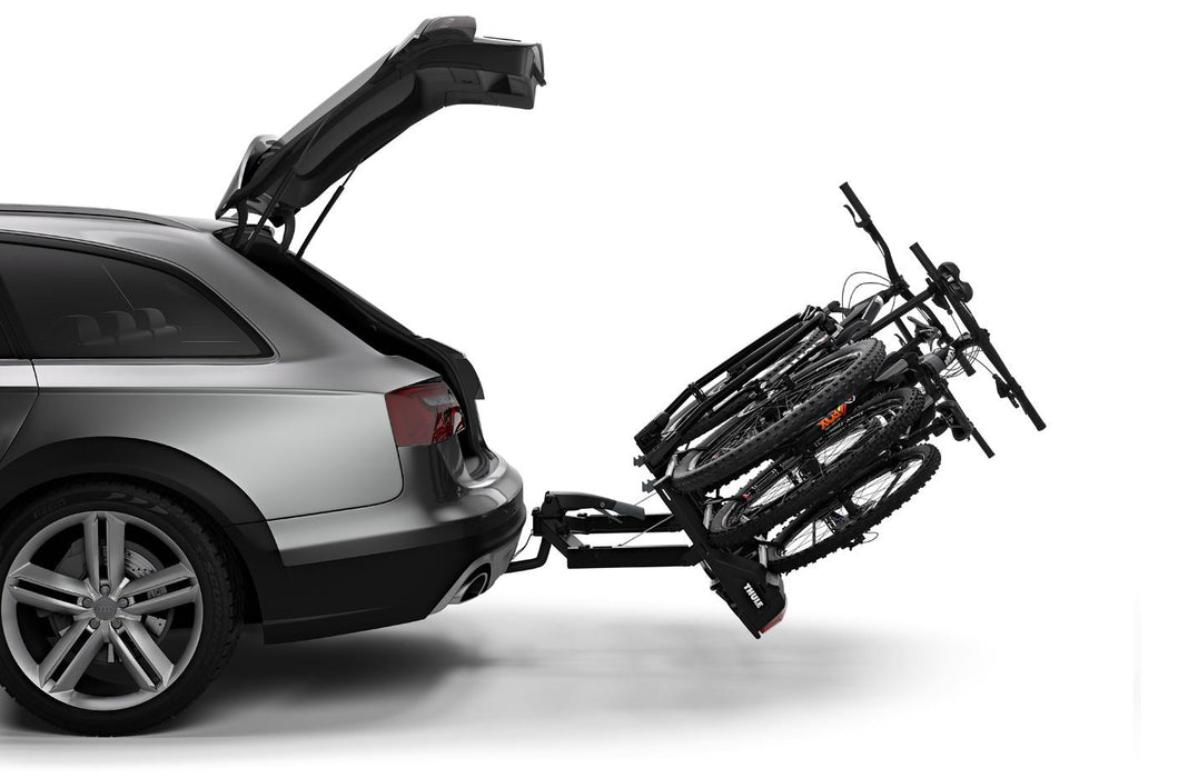 Thule Velo Space XT three-bike platform towbar bike rack black/aluminium Towbar Bike Rack - Thule - My Roof Tent