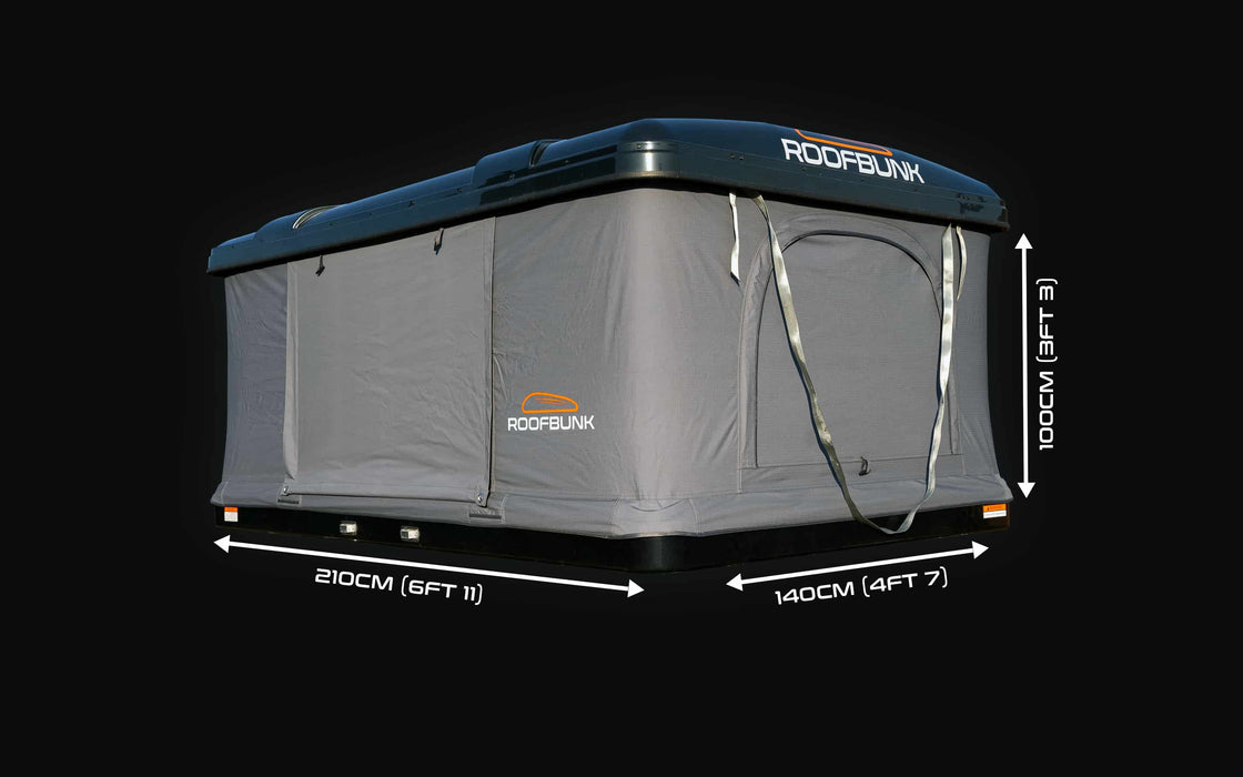 RoofBunk Roamer Hard Shell Roof Tent 2-3 - RoofBunk - My Roof Tent
