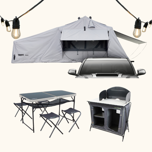 Everything you need to make camping with the crew easy, comfortable and fun.