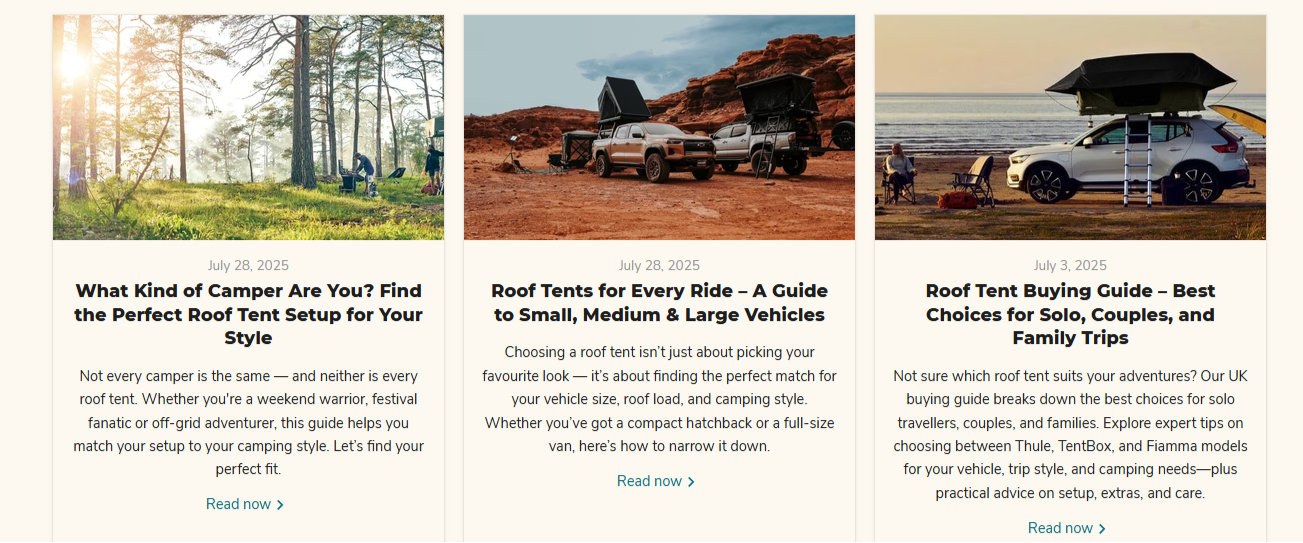Need help choosing the right setup for your next weekend escape?