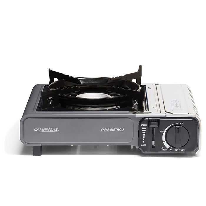 Campingaz Bistro 3 Grey Camping gas stove with Griddle - Campingaz - My Roof Tent