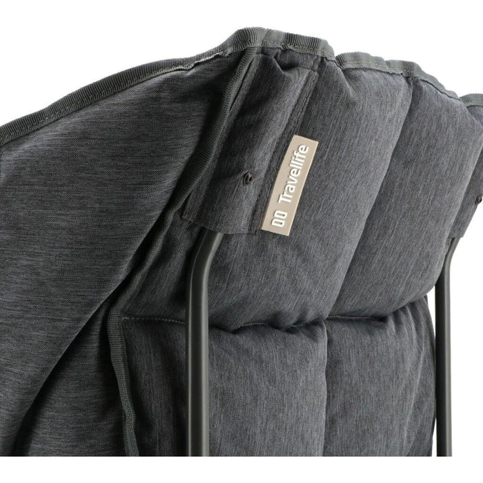 Travellife Lago Chair Cross Stormy Grey 2129950 - Travellife - My Roof Tent
