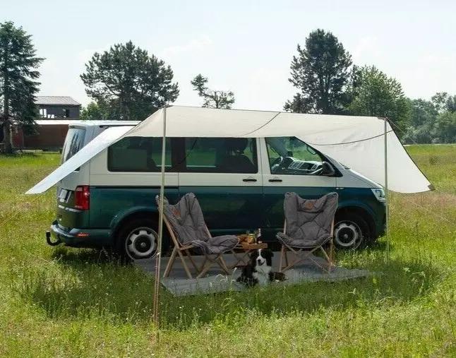 Reimo Mauritius Campervan Sun Canopy for T5 T6 California 4.6m (2m Rail) - Reimo - My Roof Tent