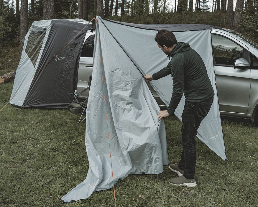 Easy Camp Lom Tri Campervan Canopy Grey Sun Shade - Easy Camp - My Roof Tent