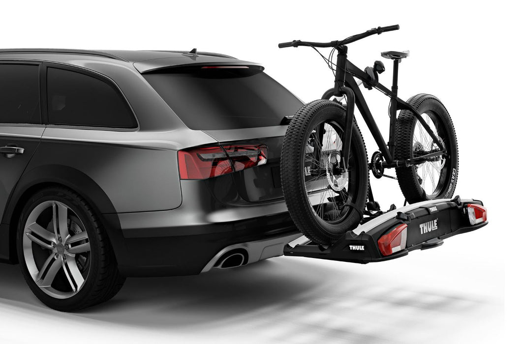 Thule Velo Space XT three-bike platform towbar bike rack black/aluminium Towbar Bike Rack - Thule - My Roof Tent