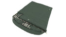 Outwell Camper Lux Double Forest Green Double Sleeping Bag - Outwell - My Roof Tent