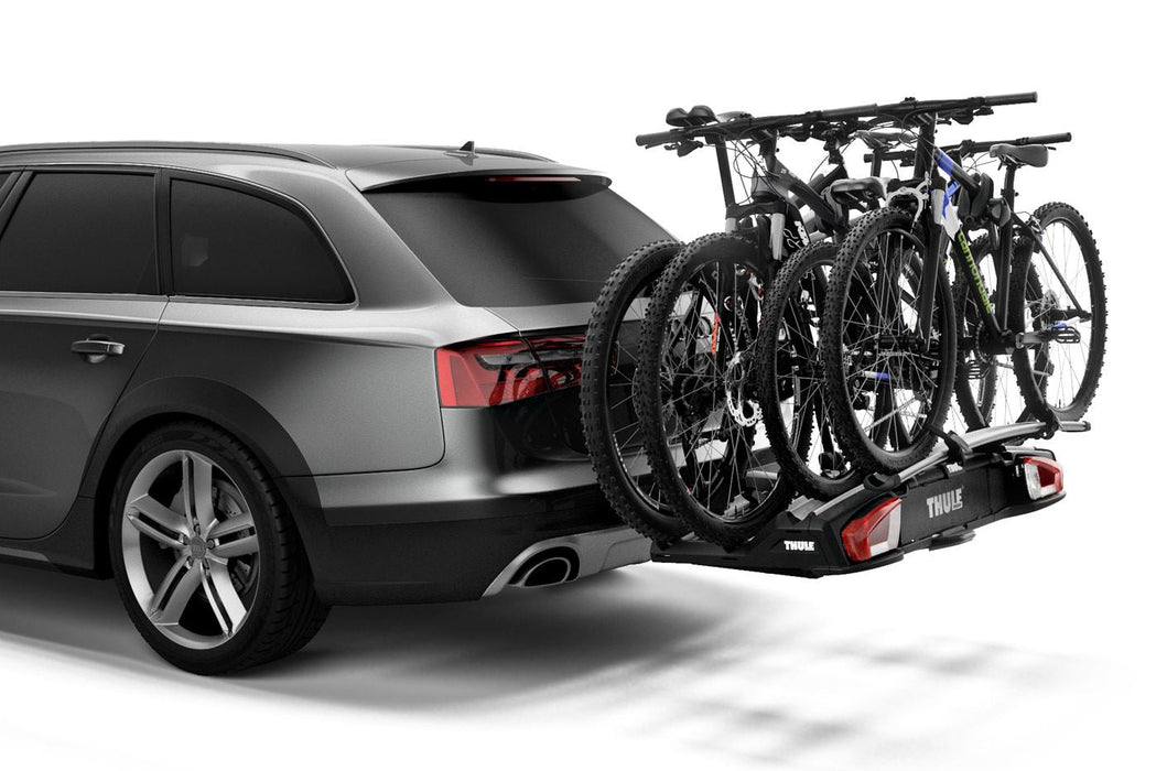 Thule Velo Space XT three-bike platform towbar bike rack black/aluminium Towbar Bike Rack - Thule - My Roof Tent