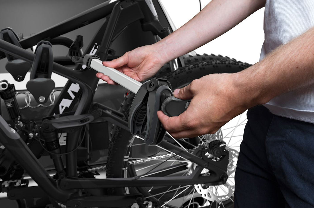 Thule EasyFold XT three-bike platform towbar bike rack black/aluminium Towbar Bike Rack - Thule - My Roof Tent