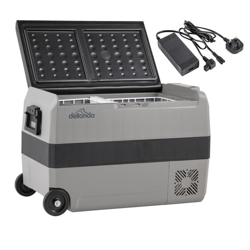 Dellonda Portable Fridge Freezer/Cool Box LED Display & AC/DC 230V Adaptor 50L - Dellonda - My Roof Tent