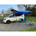 Campervan Awning Sun Canopy Sunshade Motorhome for 4 or 6mm Rail Blue T4 T5 T6 - Maypole - My Roof Tent