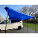 Campervan Awning Sun Canopy Sunshade Motorhome for 4 or 6mm Rail Blue T4 T5 T6 - Maypole - My Roof Tent