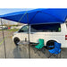 Campervan Awning Sun Canopy Sunshade Motorhome for 4 or 6mm Rail Blue T4 T5 T6 - Maypole - My Roof Tent