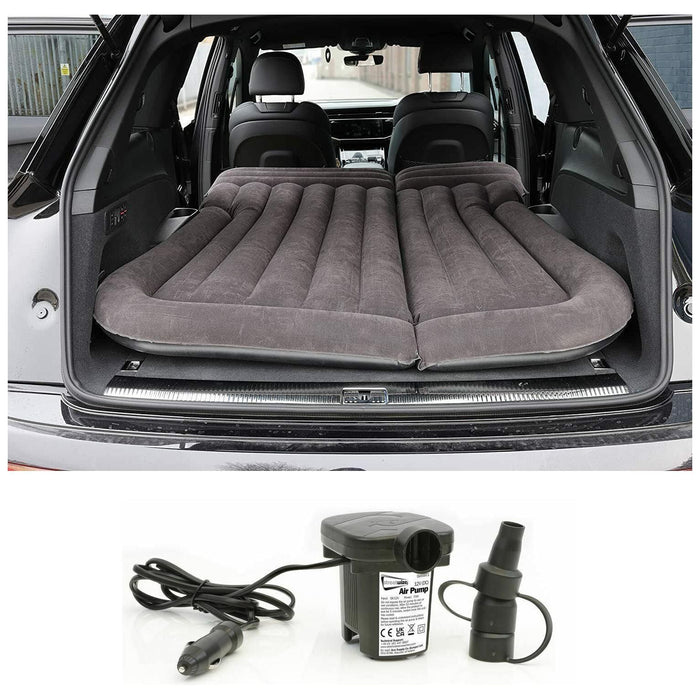 Camping Travel Inflatable Rear Car Boot Double Air Bed Mattress Grey - Streetwize - My Roof Tent
