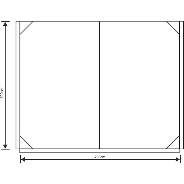 Outdoor Revolution Cayman Canopy Side Panels with Support Bars - Outdoor Revolution - My Roof Tent