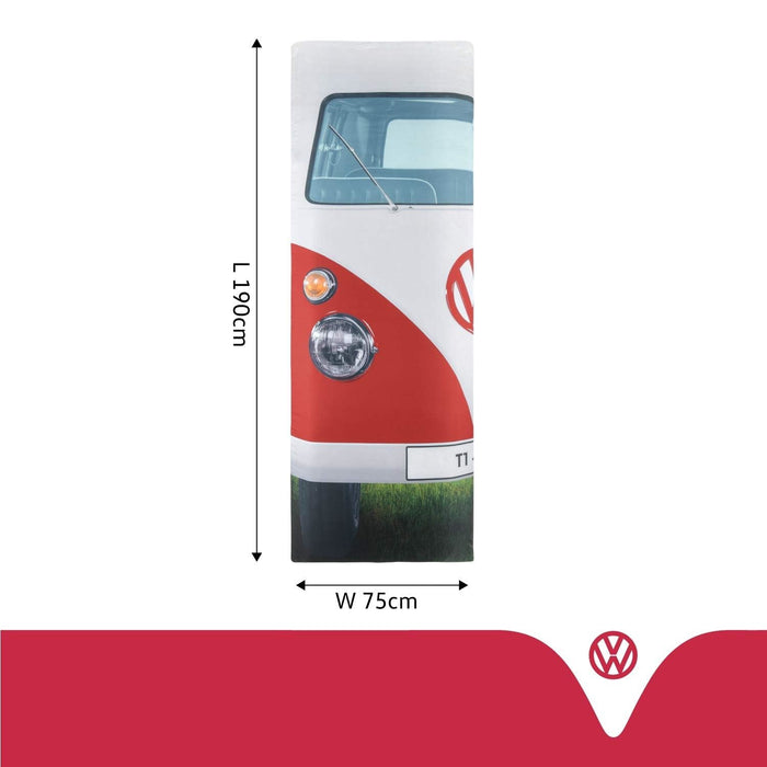 Vw Single Sleeping Bag Titan Red 190Cm X 75Cm OL0182-RD - Board Masters - My Roof Tent