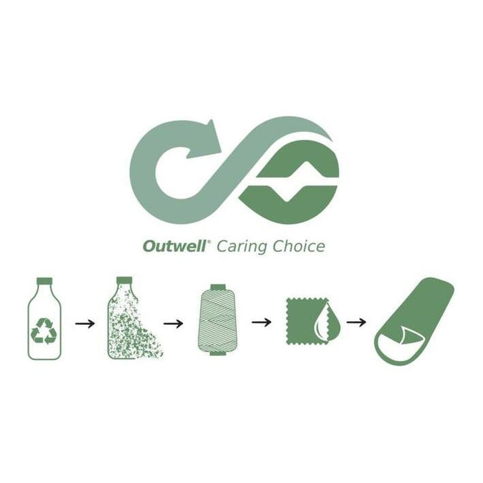 Outwell Constellation Lux Double Luxury 3 - 4 Season Sleeping Bag - Brown - Outwell - My Roof Tent