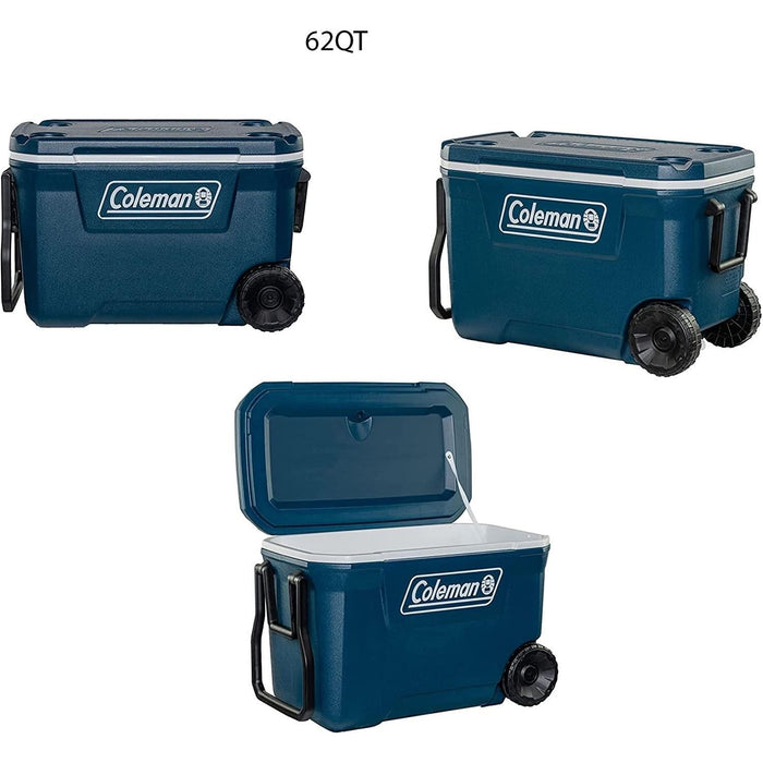 Coleman 62QT Xtreme Wheeled 58L Fishing Camping Cooler Coolbox 2000037213 - Coleman - My Roof Tent