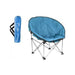 Blue Adult Bucket Camping Chair Padded High Back Folding Orca Moon Chair & Bag - Summit - My Roof Tent