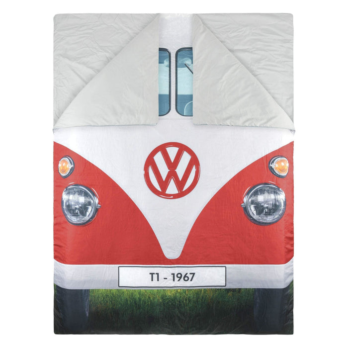 Vw Double Sleeping Bag Reversable Blue/Red 190Cm X 150Cm OL0183 - Board Masters - My Roof Tent