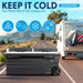 Dellonda Portable Fridge Freezer/Cool Box with LED Display 95L DL128 - Dellonda - My Roof Tent