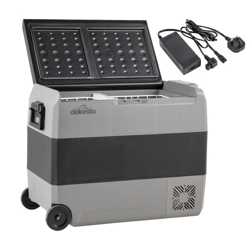 Dellonda Portable Fridge Freezer/Cool Box LED Display & AC/DC 230V Adaptor 60L - Dellonda - My Roof Tent
