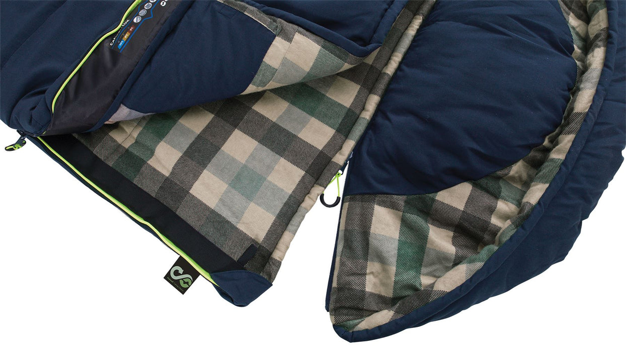 Outwell Camper Lux Deep Blue Single Sleeping Bag - Outwell - My Roof Tent