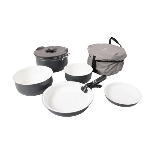 Bo-Camp Cookware Set Trekking 7 Pieces Ceramic Coating Aluminium - Bo-Camp - My Roof Tent