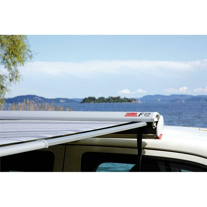 Fiamma F35 Pro 250 Awning Deep Black Case Royal Grey Fabric Campervan Caravan - Fiamma - My Roof Tent