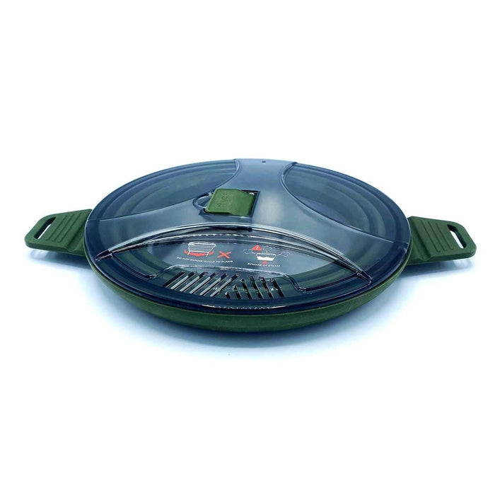 Wolf Outdoors EzyStow Collapsible Cooking Pot 2.5L Olive Green - Wolf Outdoors - My Roof Tent