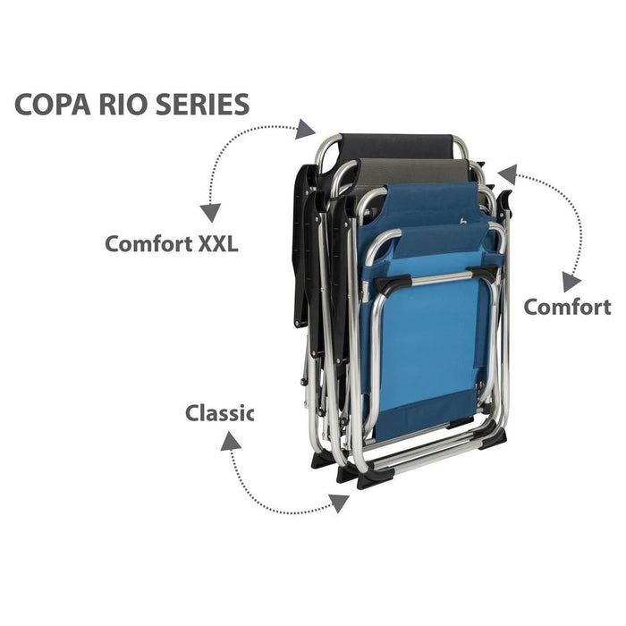 Bo-Camp Chair Copa Rio M Aluminium Sand - Bo-Camp - My Roof Tent