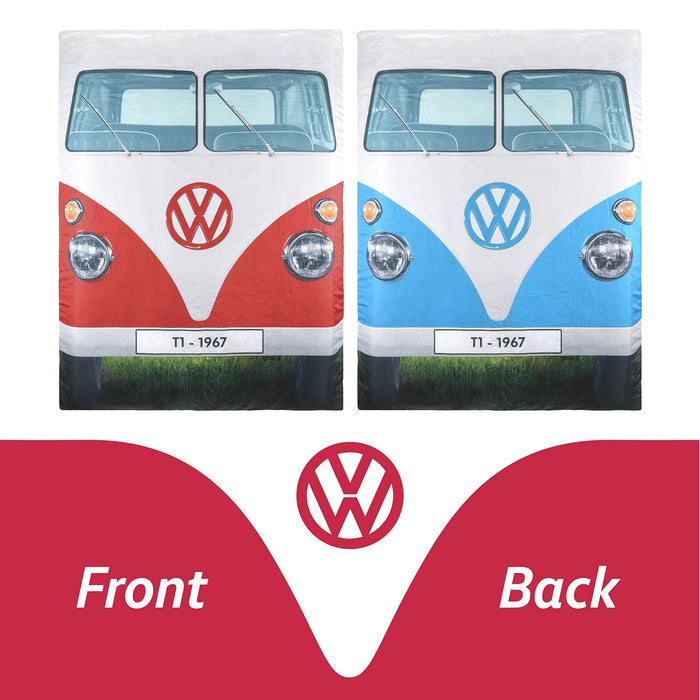 Vw Double Sleeping Bag Reversable Blue/Red 190Cm X 150Cm OL0183 - Board Masters - My Roof Tent