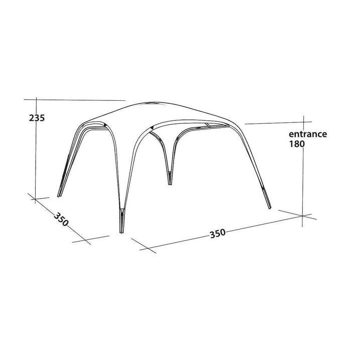 Event Lounge Large 3.5 x 3.5m Shelter - Outwell - My Roof Tent