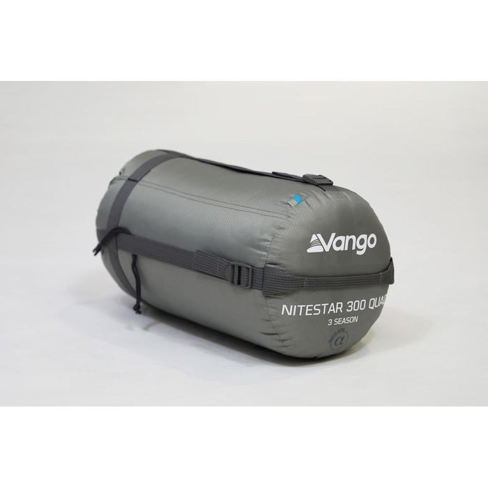 Vango Nitestar Alpha 300 Quad Sleeping Bag Square 3 Season Camping - Vango - My Roof Tent