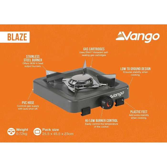 Vango Blaze Grey Camping Stove - Vango - My Roof Tent