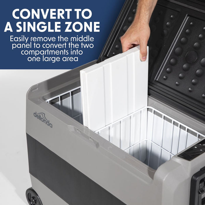 Dellonda Portable Fridge Freezer/Cool Box with LED Display 60L DL15 - Dellonda - My Roof Tent